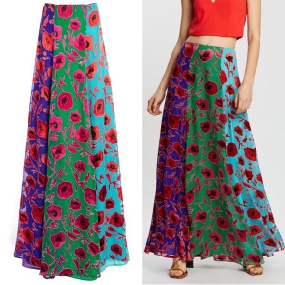 Alice + Olivia Dresses & Skirts - Alice & Olivia Aquinnah floral print maxi skir NWT